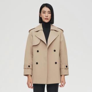 波司登 女式商务时尚大方新潮中长款鹅绒保暖风衣羽绒服