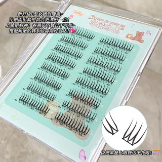 韩系U型女团假睫毛！萌睫尚品清透爱豆ace免胶假睫毛女自然仿真
