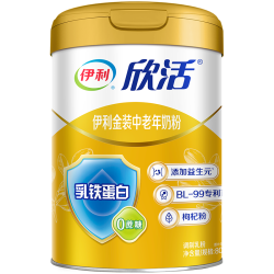 伊利 益生菌 中老年奶粉  罐装 1700g 1罐
