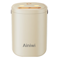 爱尼维（Ainiwi）加湿器家用桌面加湿机智能大容量香薰机静音大雾量办公室增湿器 三孔喷雾+夜灯【USB插电款】