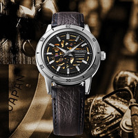 精工（SEIKO）手表 Presage系列镂空机械男士腕表 送 SSA461J1 