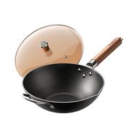 荣事达铁锅不粘锅有钛无涂层炒锅家用炒菜锅免开锅电磁炉燃气专用 有钛0涂层】粘锅生锈包退 3