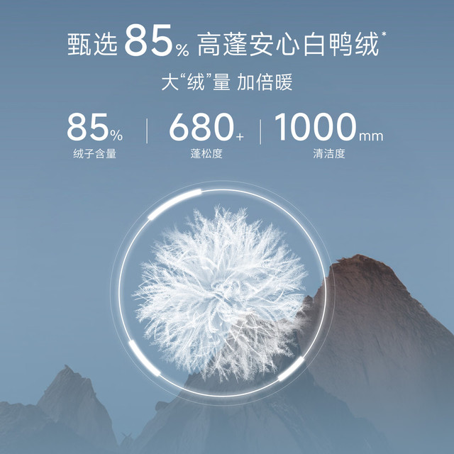 美特斯邦威 羽绒服男士2025冬季连帽加厚中长款抗寒保暖男外套［］