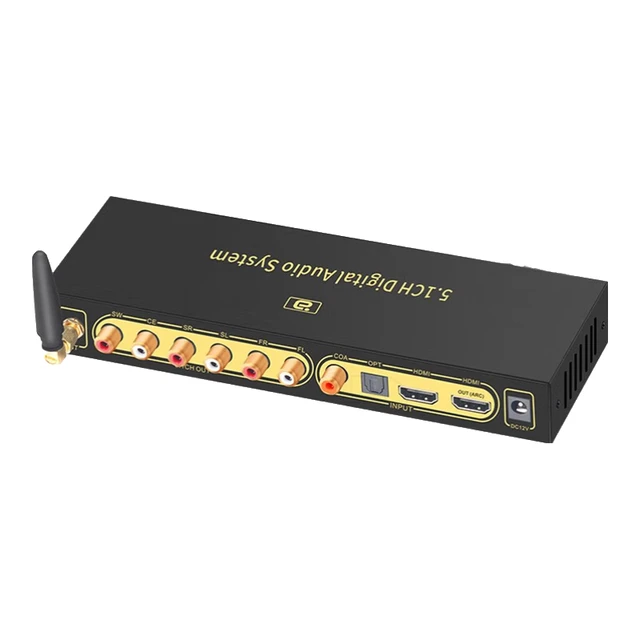 阿音 HD820 DTS-HD全景声解码 光纤同轴DAC HDMI蓝牙5.0