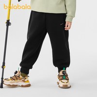 巴拉巴拉童装儿童长裤男童秋冬保暖加绒裤子洋气加厚休闲大童运动