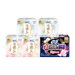 苏菲 卫生巾裸感S极上日用超熟睡裸感肌姨妈巾
