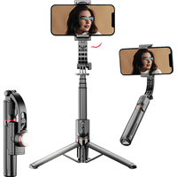  Selfieshow/靓点拍 360度旋转 手机稳定器 伸缩自拍杆 三脚支架 云台