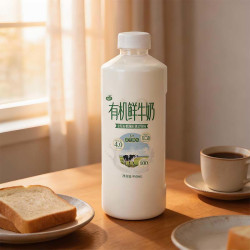弗里生乳牛 有机低温鲜牛奶4.0 原生乳蛋白 950ml有机鲜奶 有机溯源