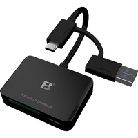  FB/沣标 多合一 XQD读卡器+Type-C手机高速读卡器+A+C双接口+XQD+SD+TF卡槽+USB*2