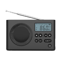 AIBEN 艾本 四六级调频收音机 充电款 时间电量双显示