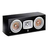 YAMAHA 雅马哈 NS-C444 音响 音箱 家庭影院 中置音箱 钢琴漆黑色