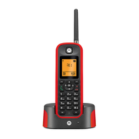 motorola 摩托罗拉 O201C 电话机 红色 单机款