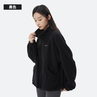 zauo户外冲锋衣男女三合一防风防水保暖外套透气登山服 黑色（摇粒绒内胆） L码