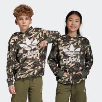 adidas阿迪达斯三叶草 大logo休闲百搭男大童连帽卫衣童装上衣