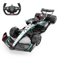 rastar星辉1:12奔驰梅赛德斯AMG F1 W15方程式赛车电动遥控玩具车