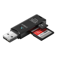 裕合联 USB3.0读卡器多合一高速SD/TF卡多功能U盘typec安卓手机电脑读取单反相机卡