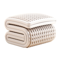 Haotaitai双人智能定时双温双控水循环水暖炕电热毯电褥子防漏电1.5x1.8米 【双控定时】暖绒灰180cm×150cm