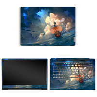 一龙通金 联想小新Air14/15Pro14/13 2020/2021PVC可移胶贴膜+键盘贴