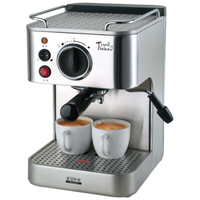 灿坤 TSK-1819A 半自动咖啡机 银色
