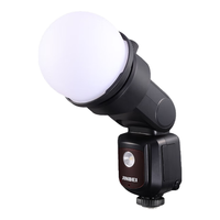 金贝 JINBEIHI-900机顶闪光灯单反相机外拍灯复合热靴通用佳能尼康富士松下索尼离机高速同步TTL拍照补光灯 B套HI-900标配+柔光球 通用版