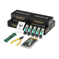 OFNPFTTH 万级 WANJEED）七类免打水晶头工程级CAT7屏蔽水晶头8P8C免压RJ45电脑网线接头网络连接器 WJ-15611