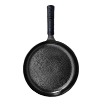 孟大锤章丘平底锅铁锅牛排煎锅古法锻打家用煎蛋锅无涂层已开锅早餐锅 黑锅平底煎锅-单锅(已开锅） 28cm