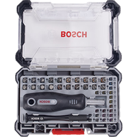 博世(BOSCH)精密螺丝批头标准批头混合套装43支装(带批头手柄和柔性延长杆)