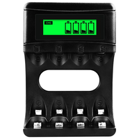 德力普(Delipow) 锂电池充电器 5号AA/7号AAA电池充电器液晶屏显示充电器 5号/7号锂电池充电器