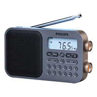 飞利浦 PHILIPSTAR6108全波段收音机数字调频立体声高考英语听力四六级考试校园广播半导体老人便携可充电
