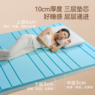 京东京造 晚安地球 深睡记忆棉 床垫