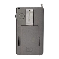 汉荣达  HRD 747航空波段收音机多媒体播放器全波段FM调频VHF频道 户外爱好者 灰色+备用电池+延长天线