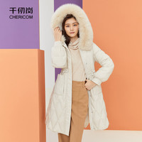 千仞岗【羽绒清仓】新年红色鸭绒服女士中长款外套中年妈妈装保暖防寒服