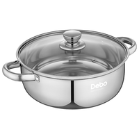 Debo 德铂 DEP-TDZ080C 汤锅(26cm、4L、不锈钢)