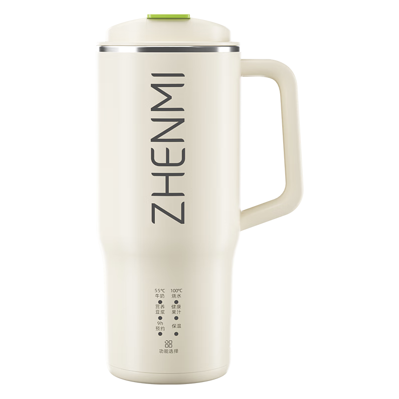  ZHENMI/臻米 免煮免过滤 豆浆机  奶油白