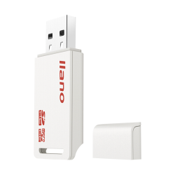绿巨能 LJN-CA1007 TF/SD二合一读卡器 白色