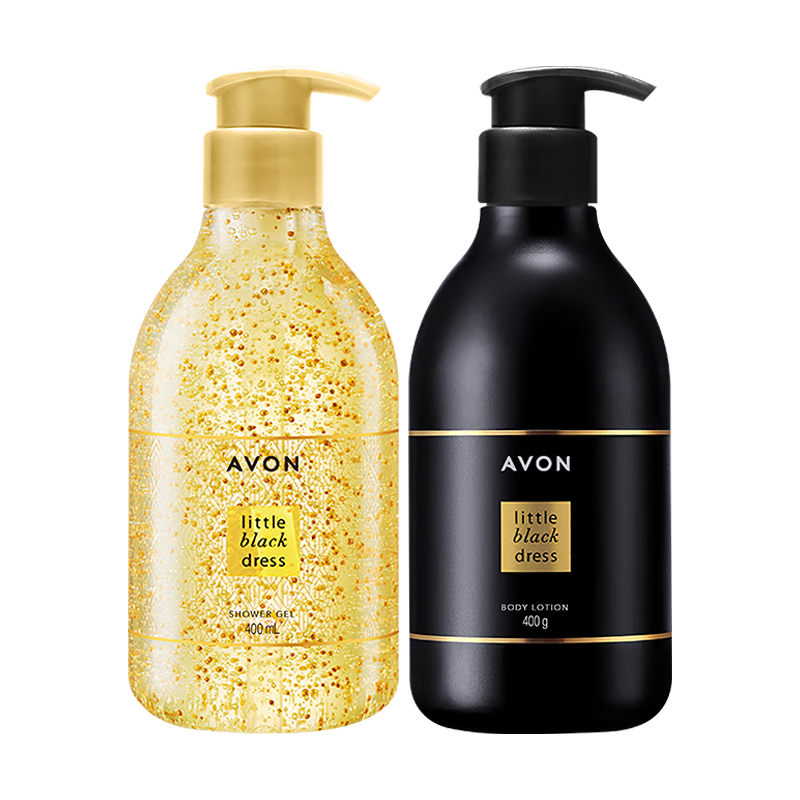  AVON/雅芳 补水滋润 沐浴露身体乳套装  400ml+400g