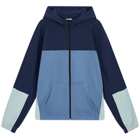 Champion 【品牌】秋冬男士拼色连帽卫衣外套加绒保暖
