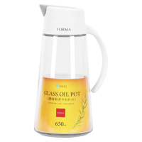 ASVEL 阿司倍鹭 1170 玻璃油壶 650ml*3 黑色+白色+红色