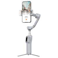 hohem X3 手机云台稳定器 手持云台三轴防抖 可折叠延长自拍杆vlog远程控制拍摄 灰色款