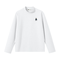 SPAO 加绒保暖 男士长袖T恤 中灰#SP海军熊-刺绣车 XL 【140-160斤】