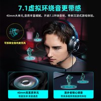 漫步者G30II头戴式耳机电竞游戏专用电脑耳麦有线带麦吃鸡台式2