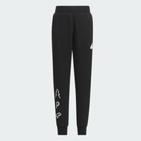 阿迪达斯 adidas 秋冬季内里薄绒男中大童加绒简约百搭束脚运动休闲长裤