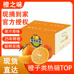 橙之味 赣州 赣南早脐橙 4.5斤 小果 110g以上