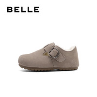 百丽 休闲舒适吐司鞋女商场同款童鞋84018D84 灰色