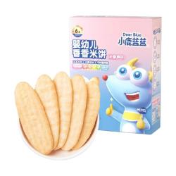 小鹿蓝蓝 _宝宝米饼蔬菜味 米饼婴儿零食营养儿童磨牙饼 41g