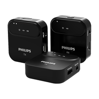 PHILIPS 飞利浦 DLM3538C 无线麦克风一拖二 黑色