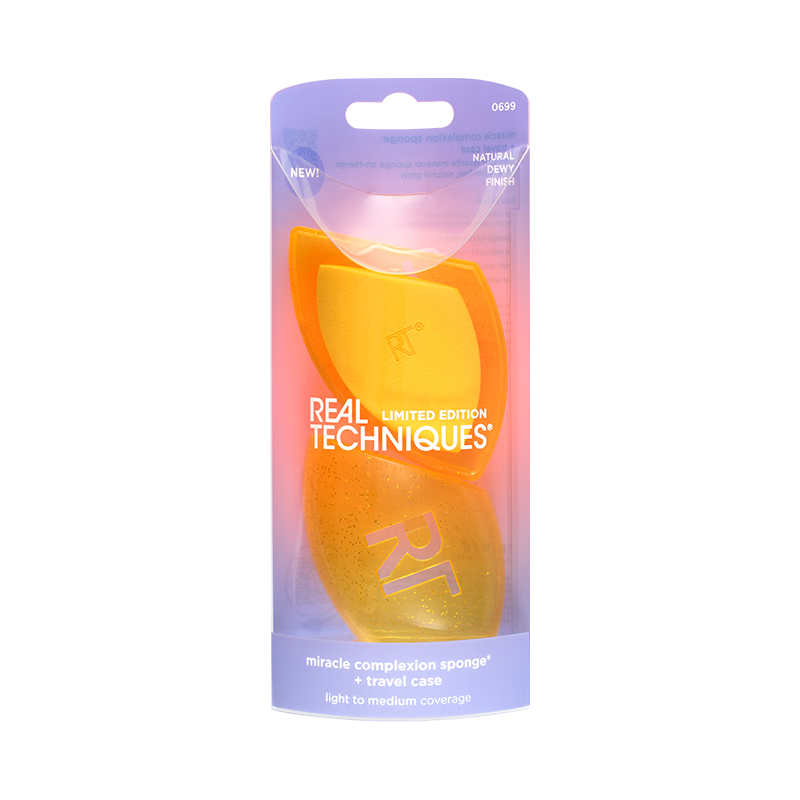  REAL TECHNIQUES 美妆蛋套装+蛋壳  2件套 深粉