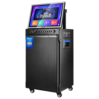 飞利浦 户外k歌直播 卡拉ok功放一体机+显示屏+蓝牙音箱