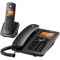 摩托罗拉 motorola C4200C 电话机 黑色 一拖一款