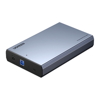 UGREEN 绿联 USB3.0移动硬盘盒 2.5/3.5英寸外置硬盘壳 SATA串口台式机笔记本电脑